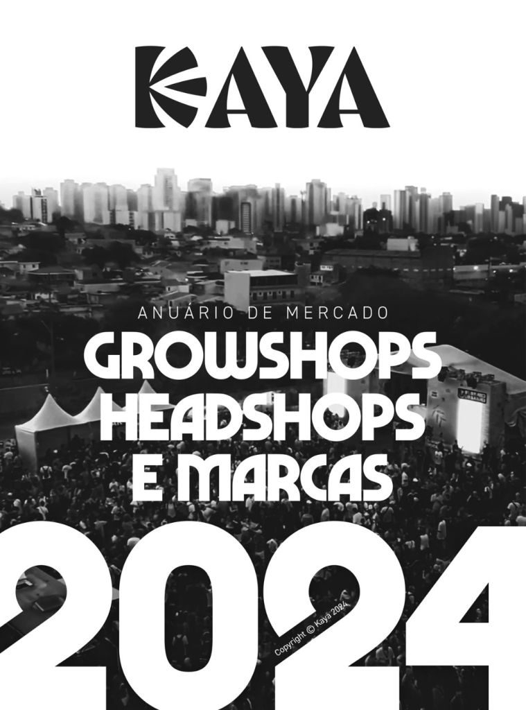 Capa do Anuário de Mercado: Growshops, Headshops e Marcas 2024,lançado no Cannabis Business Hub