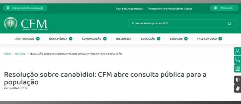 CFM abre consulta pública