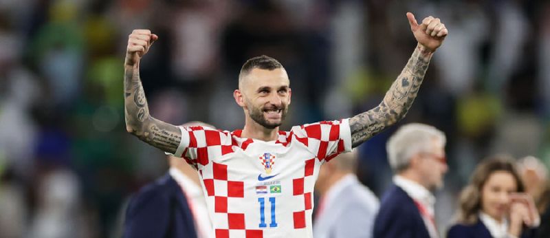 Copa do Mundo: Brozović, meia da Croácia, tem marca de CBD
